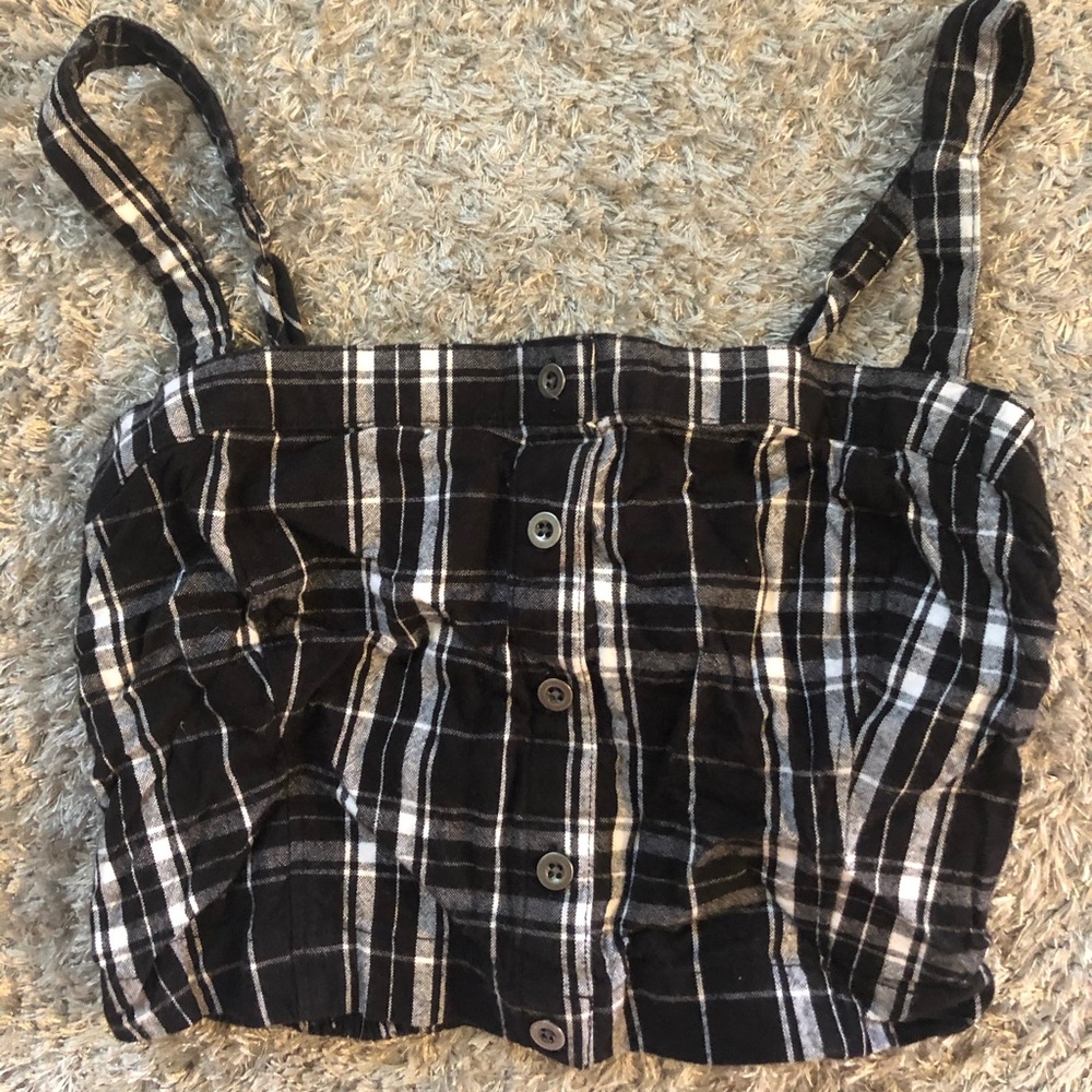 Plaid Crop Top